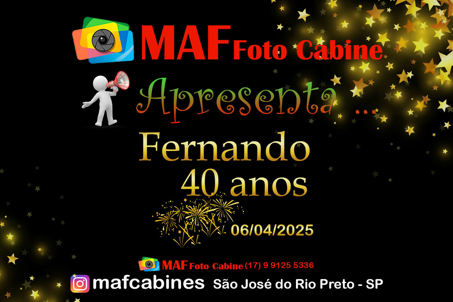 Fernando 40 anos Fernando 40 anos