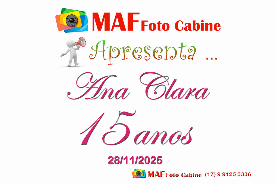 Ana Clara 15 anos