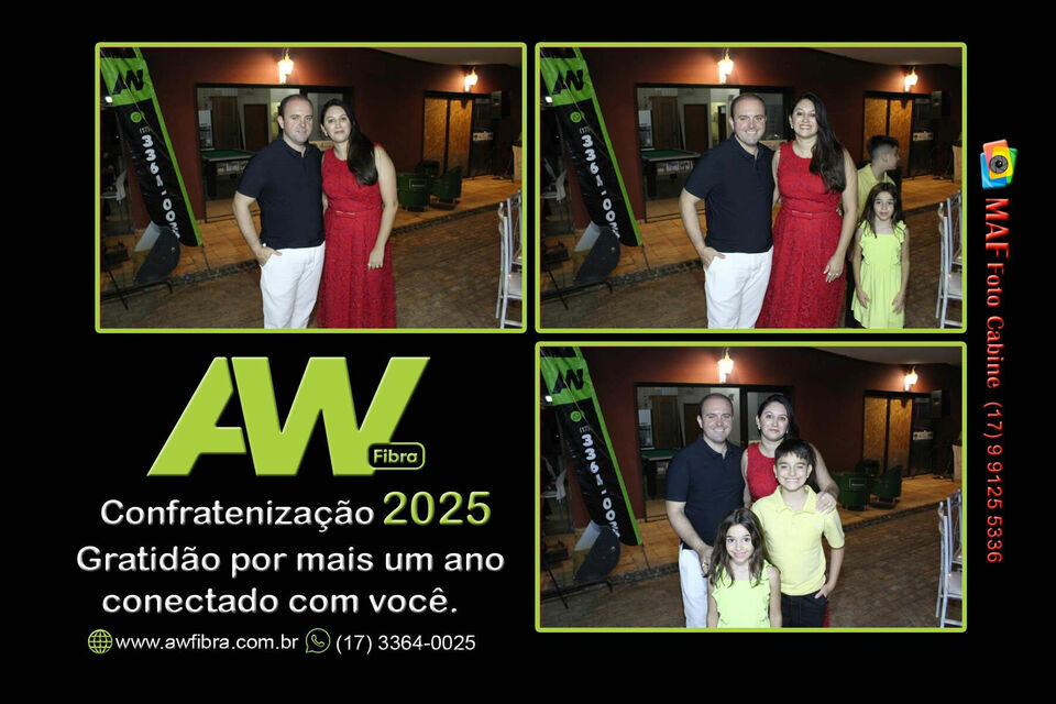 Confraternização AW Fibra 2025