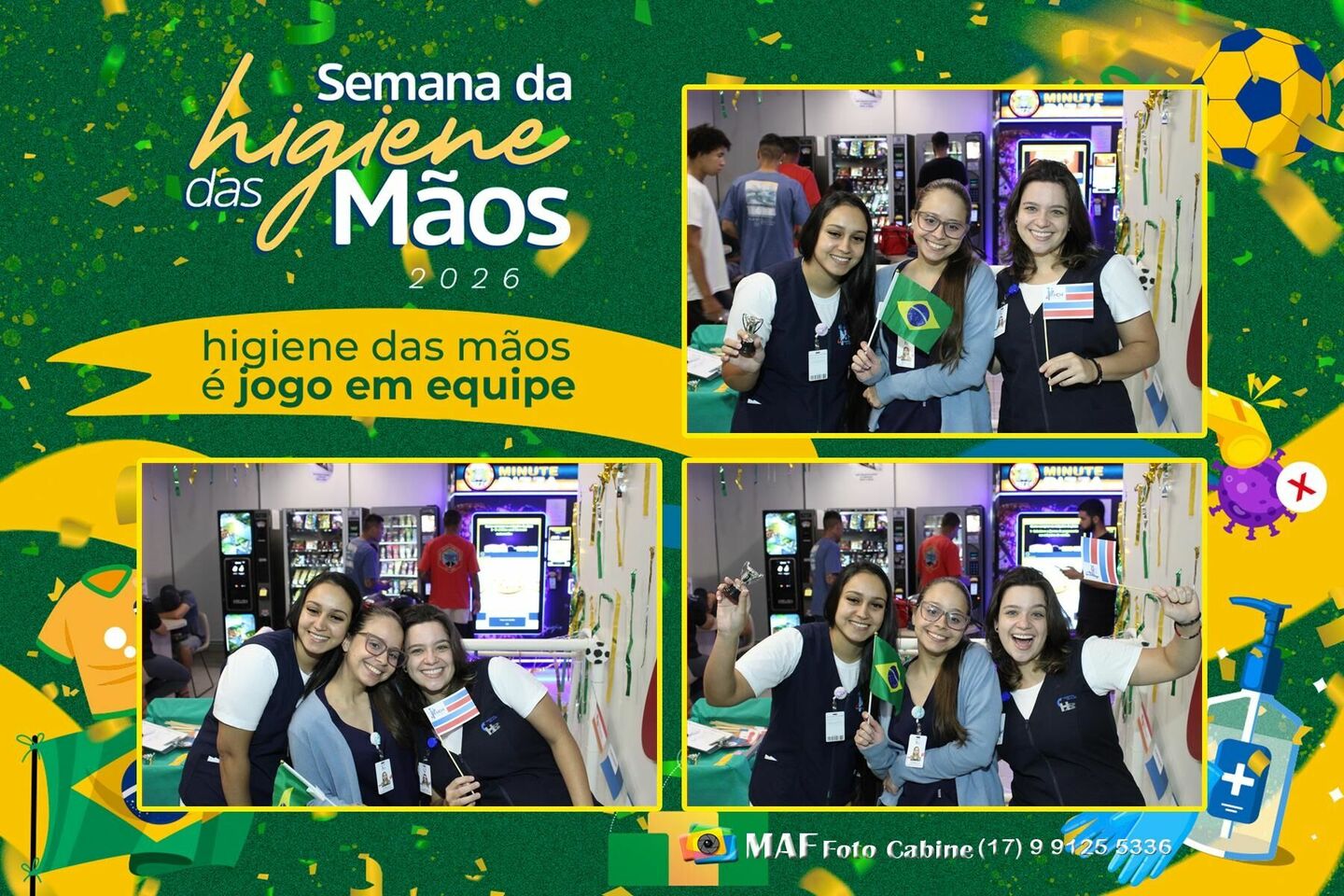 Semana da limpeza das mãos HCM São José do Rio Preto