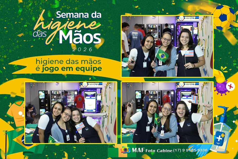 Semana da limpeza das mãos HCM São José do Rio Preto