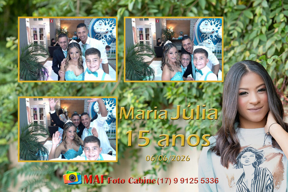 Maria Júlia 15 anos